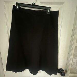 NWT Banana Republic Wool blend Classic Black A-Line Lined Skirt